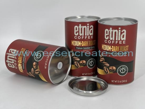 Coffee Bean Packaging Paper Cans