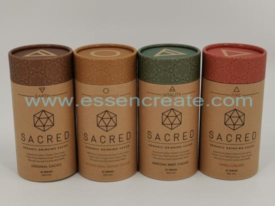 Cacao Packaging Paper Tube