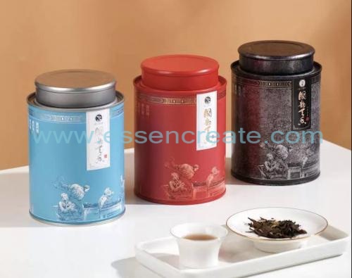 Paper Tea Cans with Aluminum Foil Lid
