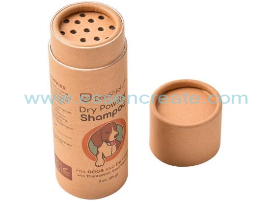 Dry Powder Shampoo For Dog And Puppies Paper Tube