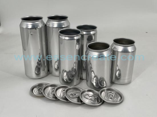 Aluminum Cans with Easy Open End