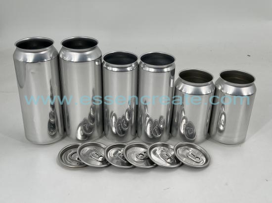 Aluminum Cans with Easy Open End