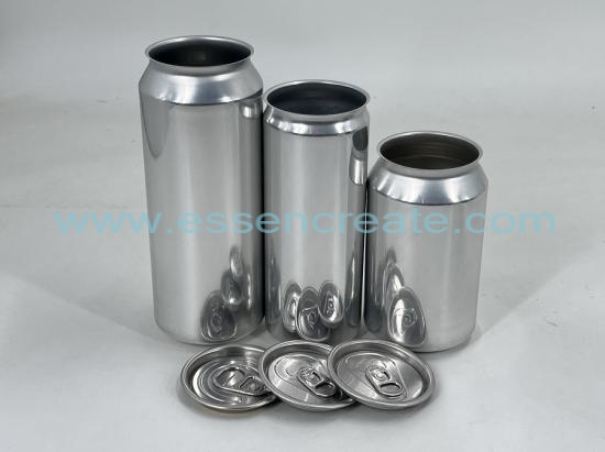 Aluminum Cans with Easy Open End