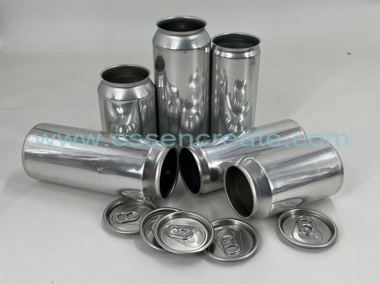 Aluminum Cans with Easy Open End