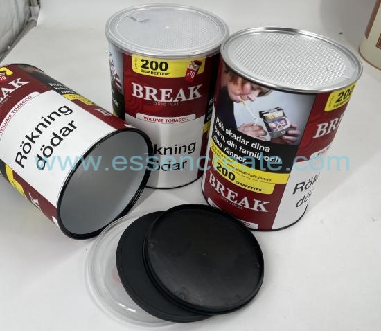 Cigarette Tobacco Packaging Paper Cans