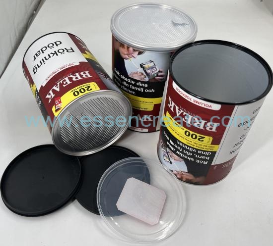 Cigarette Tobacco Packaging Paper Cans