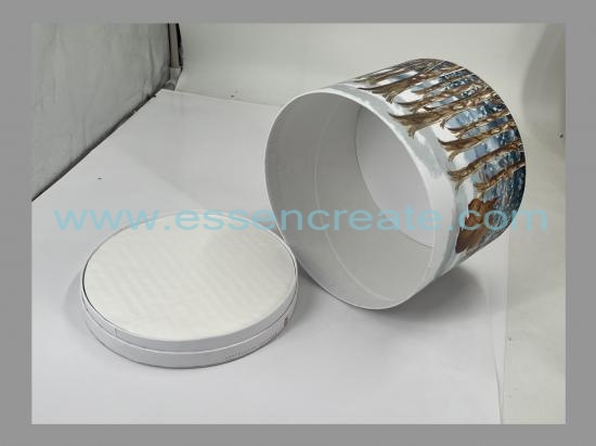 Round Cardboard Chocolate Pralines Packaging Box