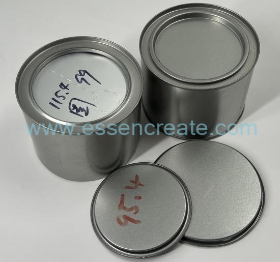 Round Tea Metal Cans with Pry Lids