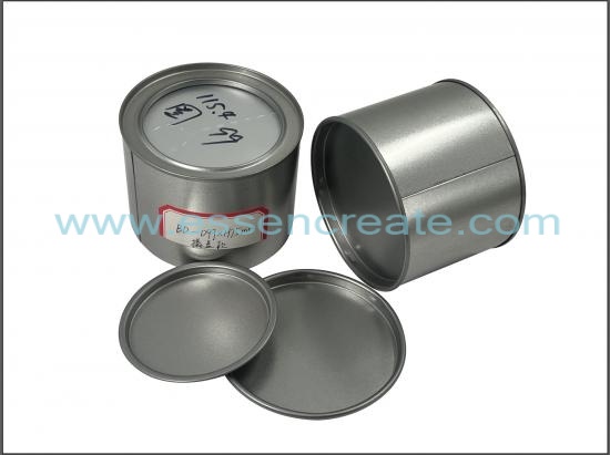 Round Tea Metal Cans with Pry Lids