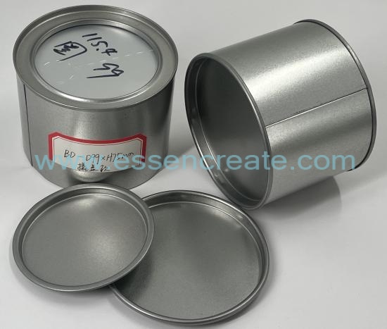 Round Tea Metal Cans with Pry Lids