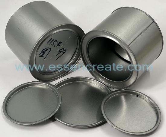 Round Tea Metal Cans with Pry Lids