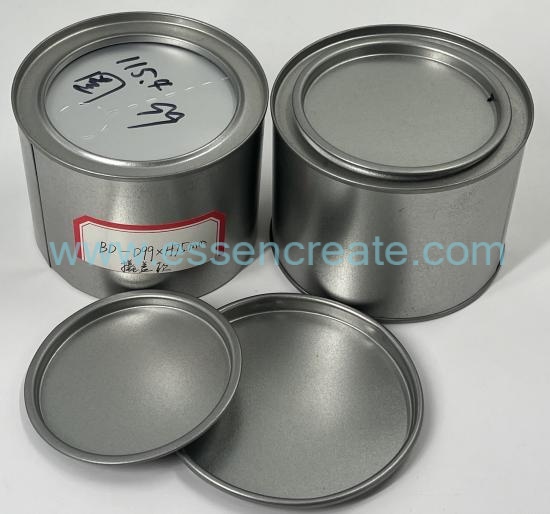 Round Tea Metal Cans with Pry Lids