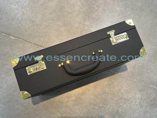 Wine Leather Box with Digital Locks