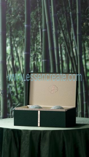Xinyang Maojian Gift Box And Double Porcelain Jar