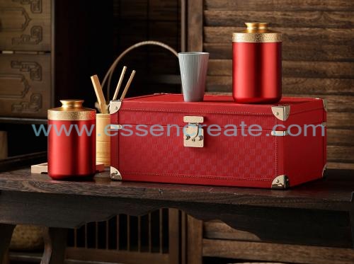 There Are Two Tin Cans In The Gift Box