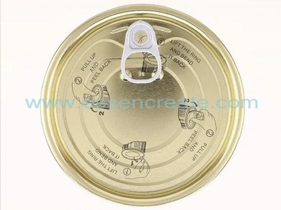 Y401 99mm Tinplate Easy Open End With