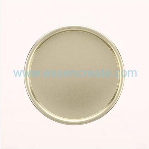 Tinplate Bottom End With Epoxy Phenolic Lacquer Gold Inside