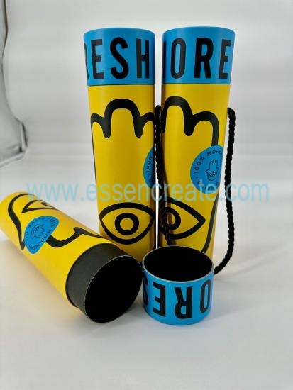 Olive Oil Bottle Packaging Paper Tube with Handle