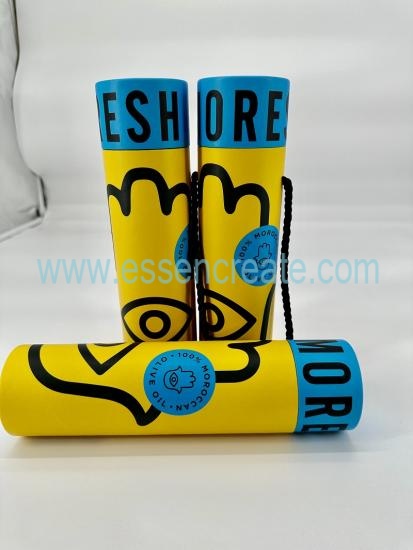 Olive Oil Bottle Packaging Paper Tube with Handle