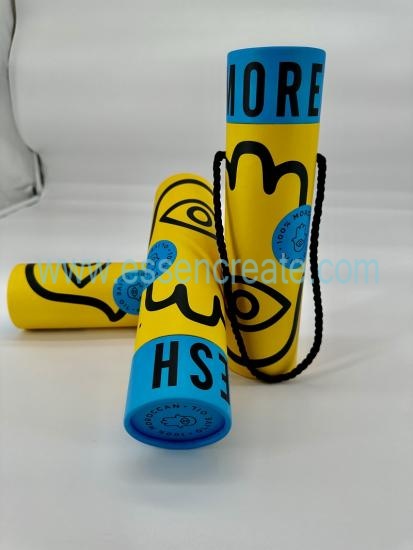 Olive Oil Bottle Packaging Paper Tube with Handle