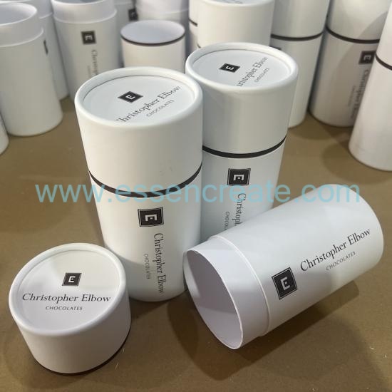Rolled Edge Chocolate Packaging Paper Tube