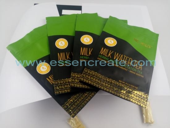 Self-Standing Aluminum Foil Zipper Packaging Bag Stand Up Plastic Bags
