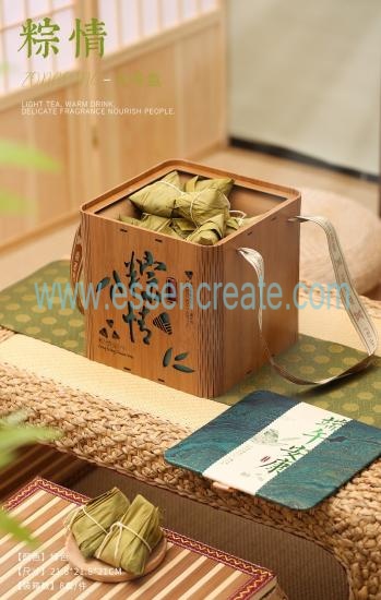 Hollow-Carved Wooden Box