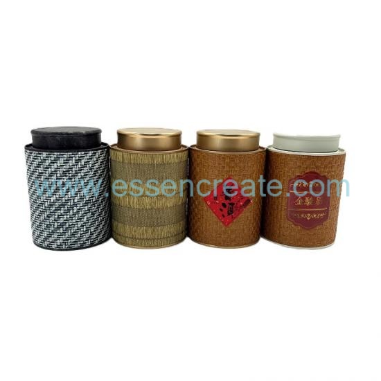 Custom Straw Tea Canister