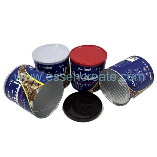 Custom Powder Nut Cardboard Can