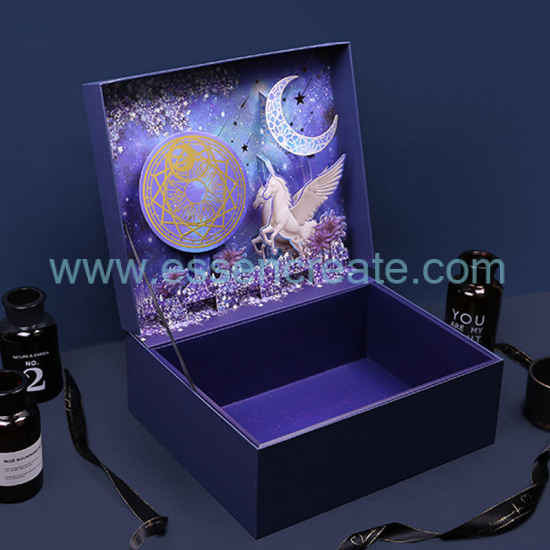 Custom  Kids Christmas 3D Gift Paper Boxes