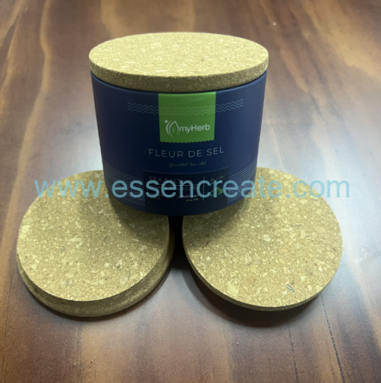 Custom Paper Can with Cork Lid