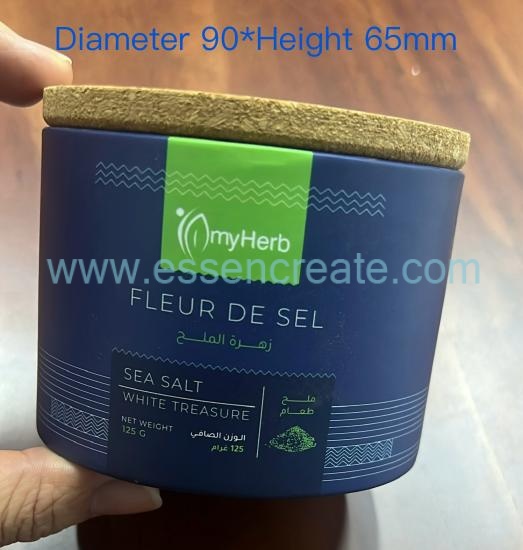 Custom Paper Can with Cork Lid