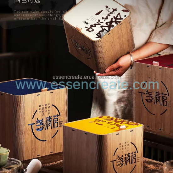 Custom Exquisite Wooden Tea Box