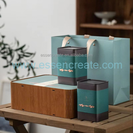 Custom Wooden Tea Packaging
