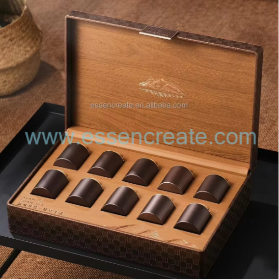 Custom Leather Tea Packaging