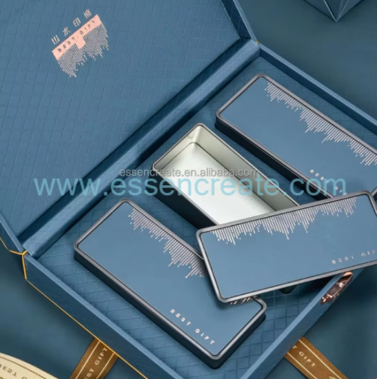 Custom  Leather Tea Packaging