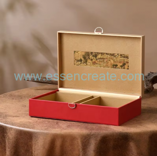 Custom Leather Tea Packaging