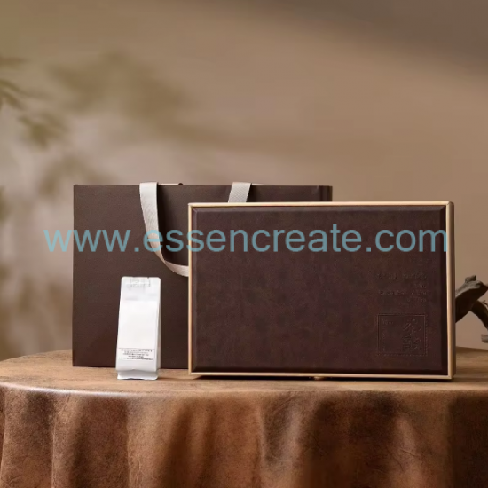Custom Leather Tea Packaging