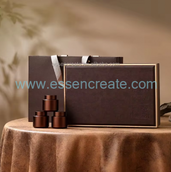Custom Leather Tea Packaging