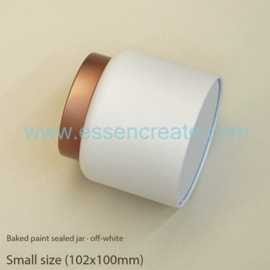 Custom Seamless matte finish Tea iron canister