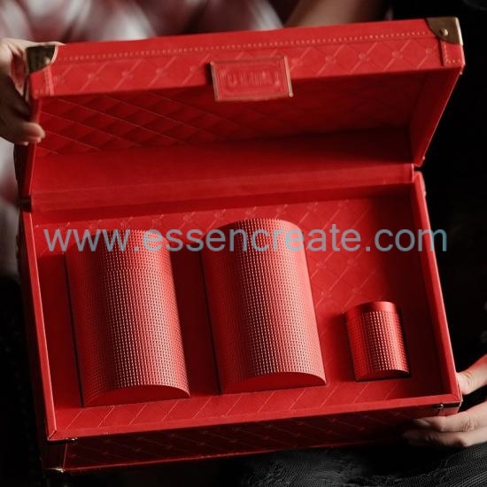 Custom Leather Tea Packaging Box
