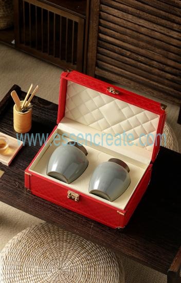 Custom Leather Tea Packaging Box