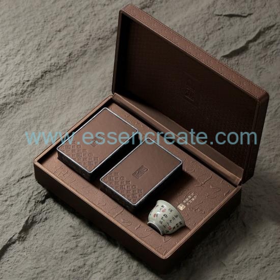 Custom Leather Tea Packaging Box