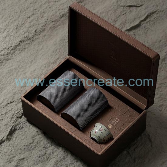 Custom Leather Tea Packaging Box