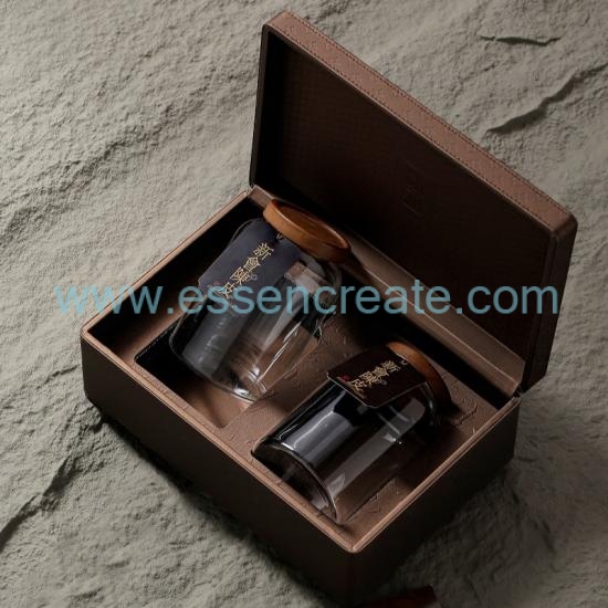 Custom Leather Tea Packaging Box
