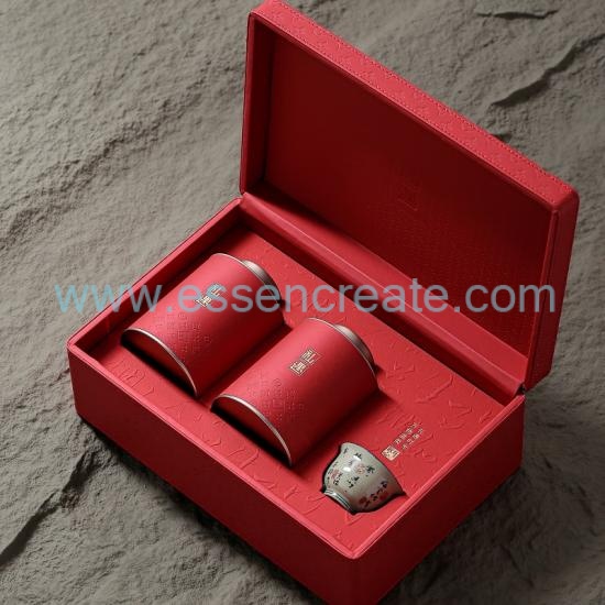 Custom Leather Tea Packaging Box