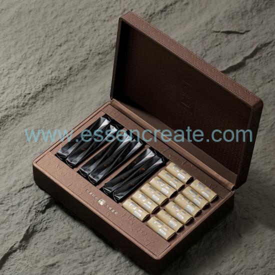 Custom Leather Tea Packaging Box