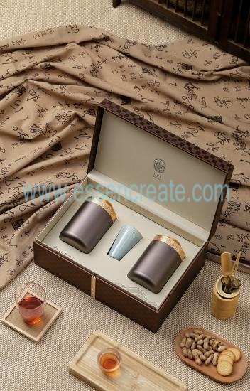 Custom Leather Tea Packaging Box