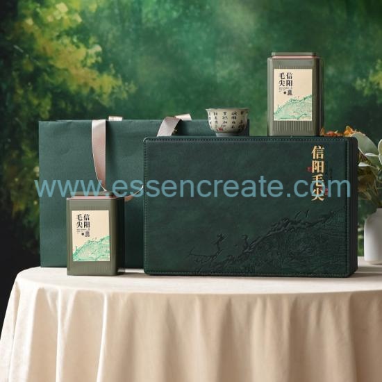 Custom Leather Tea Packaging Box