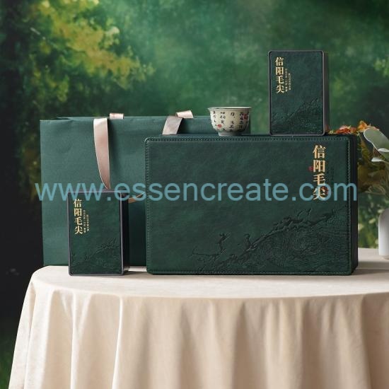Custom Leather Tea Packaging Box